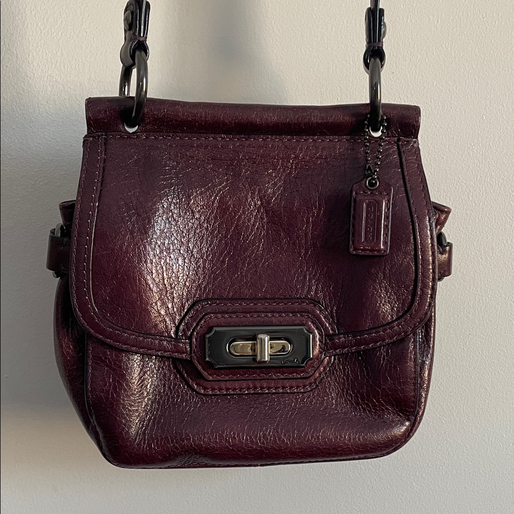Coach Deep Burgundy Crossbody Bag